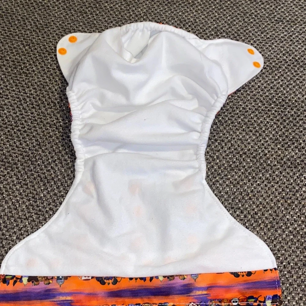 Colorful Halloween-Themed Kids Diaper Cover
